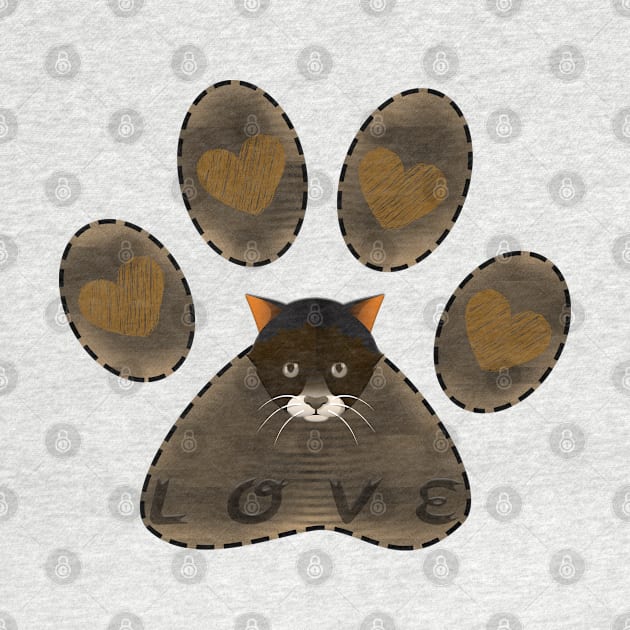 Love Paw cat by O.M design